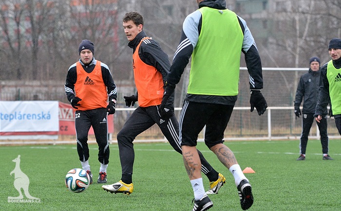 Nové tváře se zapojily do tréninku 