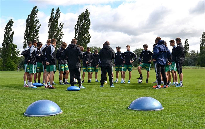 Dopolední trénink - příprava pokračuje