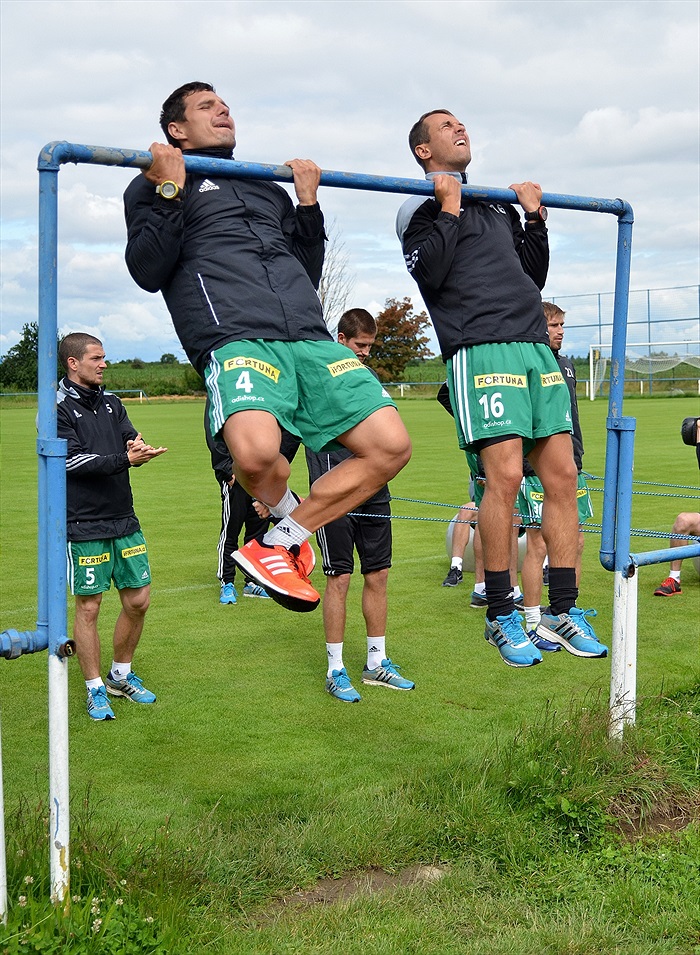 Dopolední trénink - příprava pokračuje