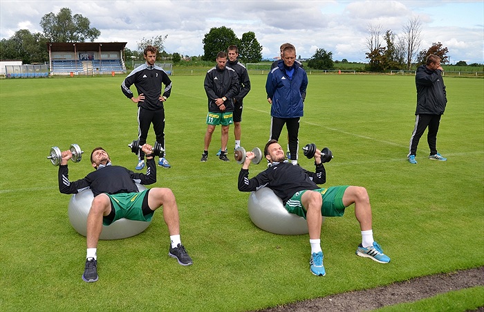 Dopolední trénink - příprava pokračuje