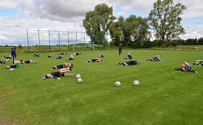 Dopolední trénink - příprava pokračuje