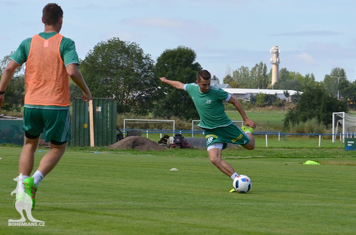 První trénink Dominika Maška