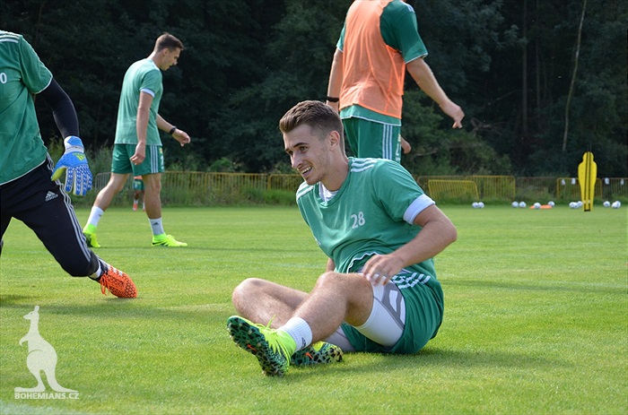 První trénink Dominika Maška