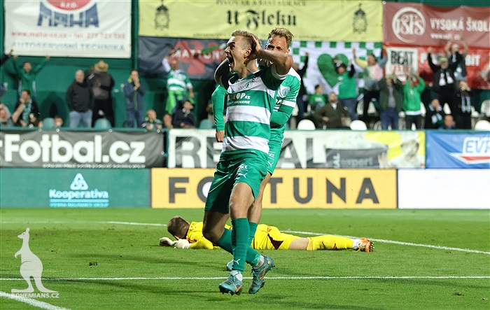 Bohemians - Olomouc 3:2 (1:2)