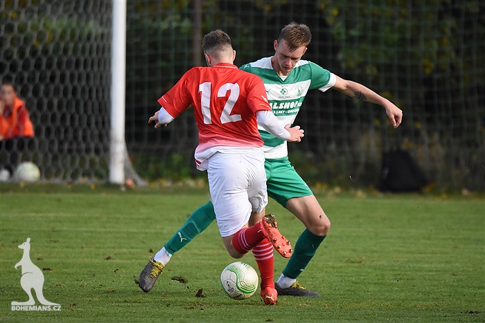 Povltavská fotbalová akademi - Bohemians B 1:2 (1:1)
