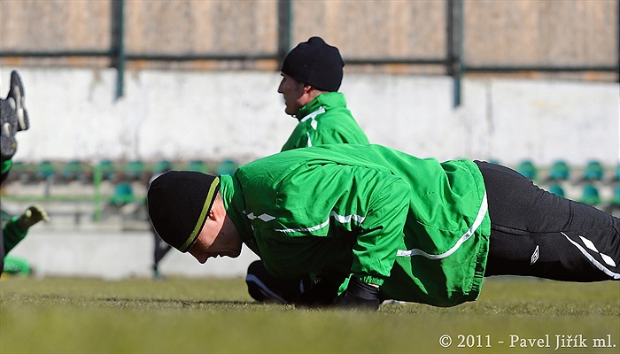 Trénink A mužstva v Ďolíčku