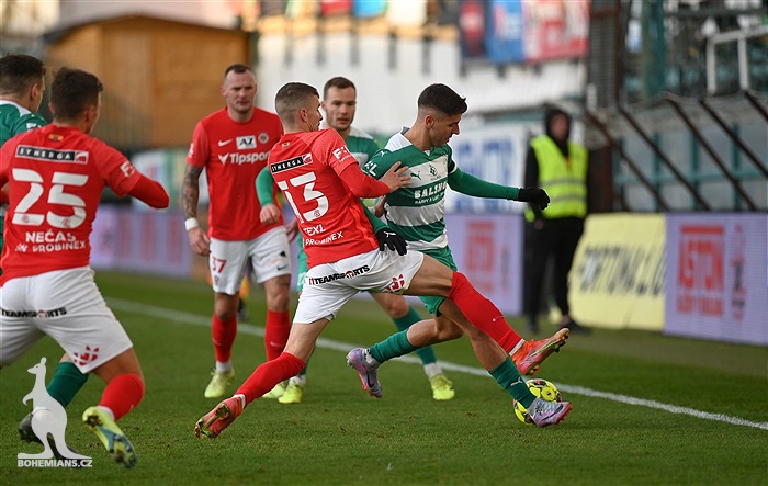 Bohemians - Brno 1:1 (0:0)