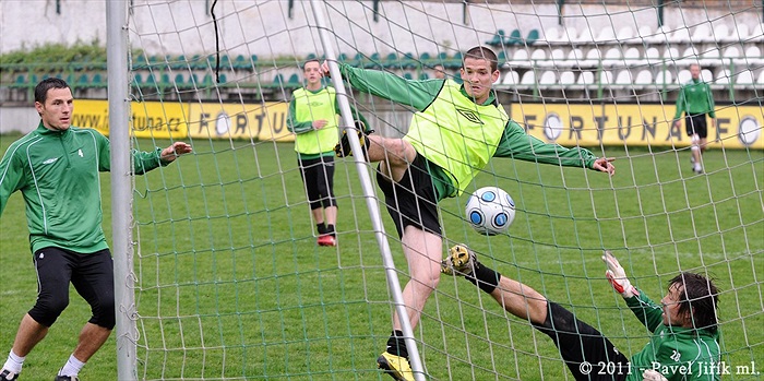 Ani sychravé počasí nezastavilo Klokany v přípravě na utkání s Libercem
