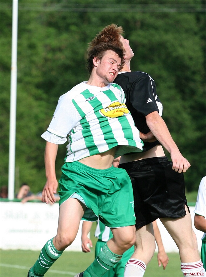 Ivan Hašek ve vzduchu.