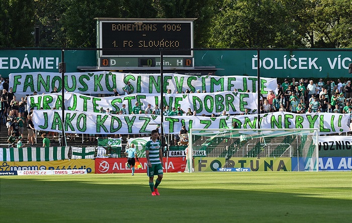 Bohemians - Slovácko 2:1 (0:1)