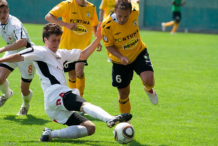 Utkání Bohemians - Rožumberok 0:1 na turnaji v Xaverově 2010.