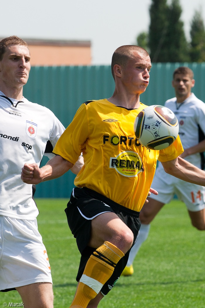 Utkání Bohemians - Rožumberok 0:1 na turnaji v Xaverově 2010.