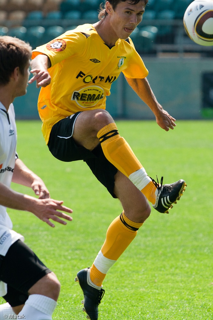 Utkání Bohemians - Rožumberok 0:1 na turnaji v Xaverově 2010.