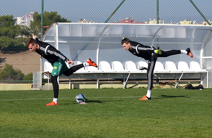 Páteční trénink na soutsředění