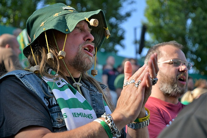 Dění na tribunách: Bohemians - Slovácko
