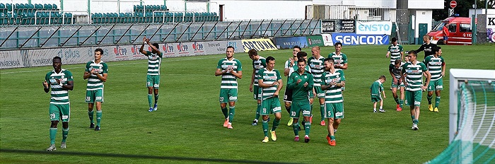 Dění na tribunách: Bohemians - Slovácko