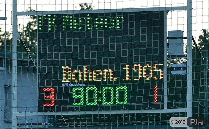 FK Meteor Praha VIII - Bohemians 1905 3:1 (1:0)