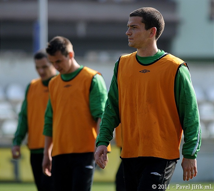 Trénink Bohemians 1905 v Ďolíčku 