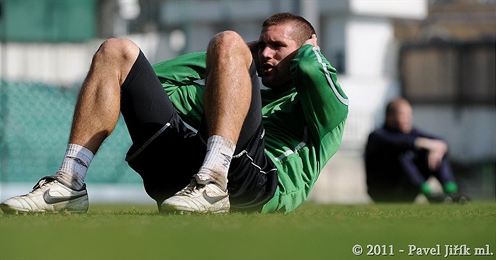 Trénink Bohemians 1905 v Ďolíčku 