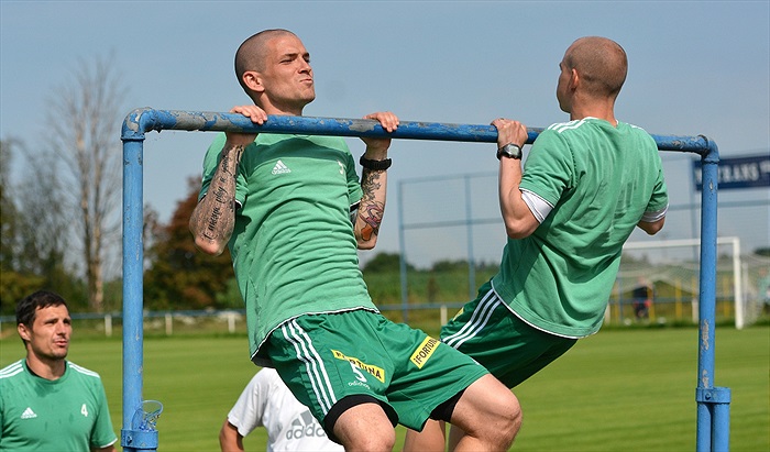 Na tréninku se hlásily i nové tváře