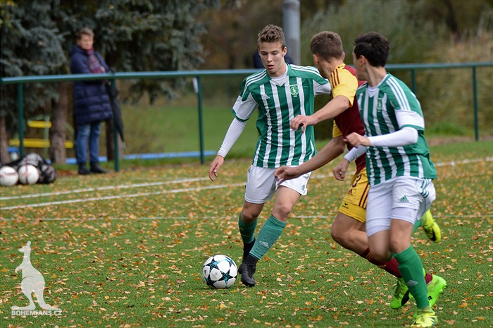 U16: Bohemians - Dukla 2:2