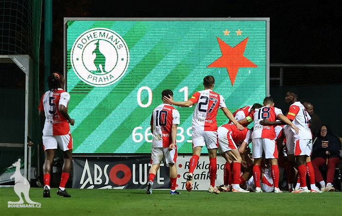Bohemians - Slavia 0:2 (0:1)