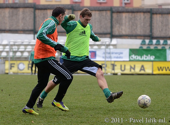 Bohemka se připravuje na utkání s Plzní