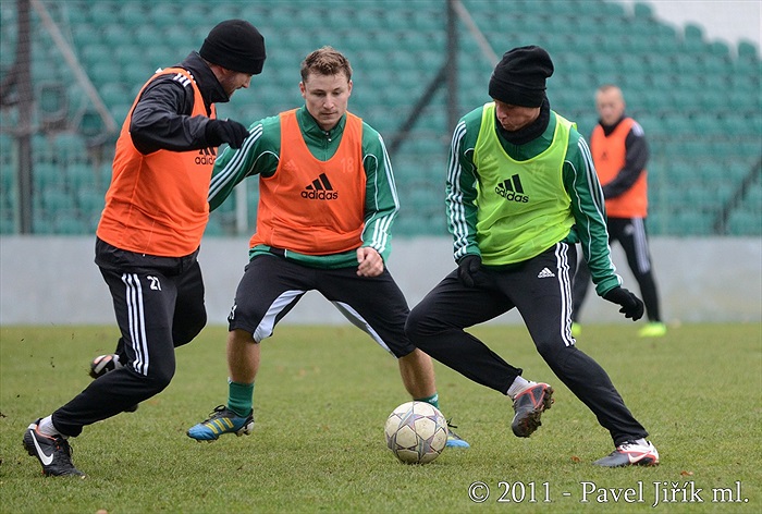 Bohemka se připravuje na utkání s Plzní