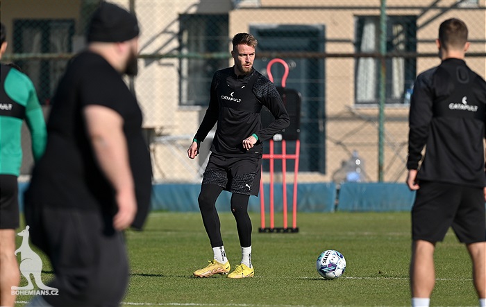 Čtvrteční trénink na soustředění v Turecku