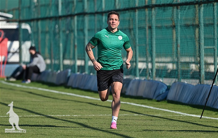 Čtvrteční trénink na soustředění v Turecku