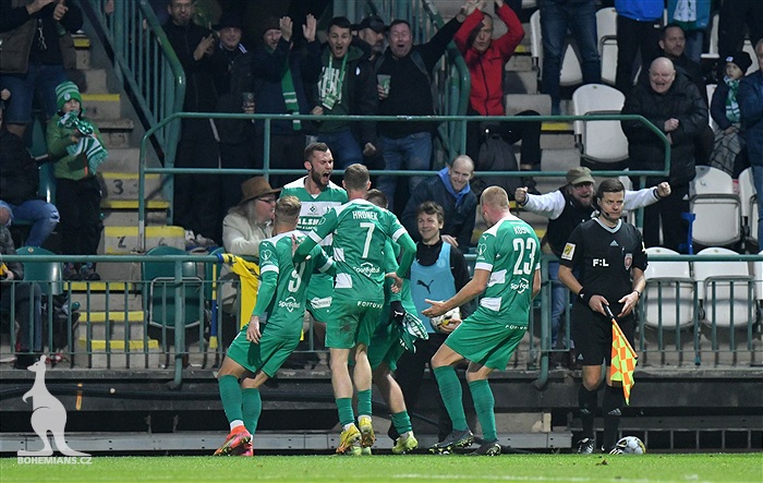 Bohemians - Zlín 3:2 (0:2)