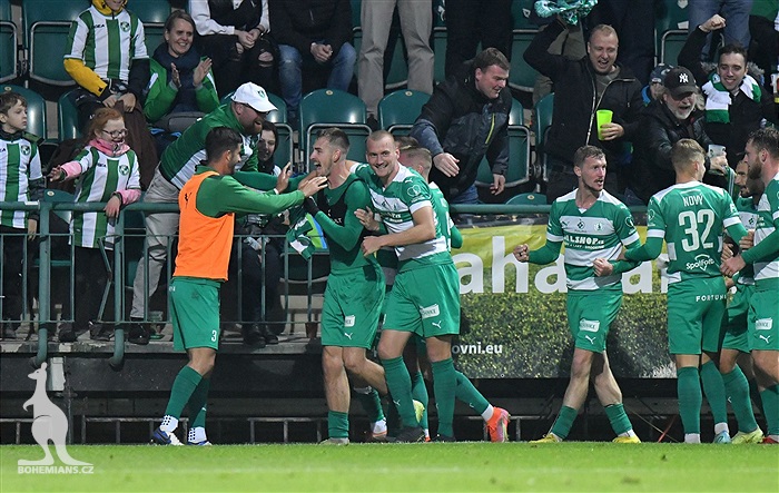 Bohemians - Zlín 3:2 (0:2)