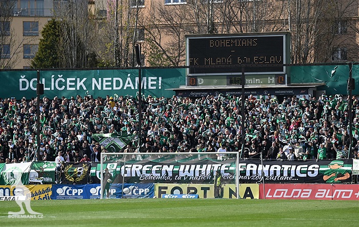 Bohemians - Mladá Boleslav 4:0 (1:0)