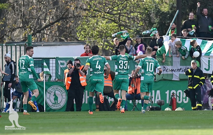 Bohemians - Mladá Boleslav 4:0 (1:0)