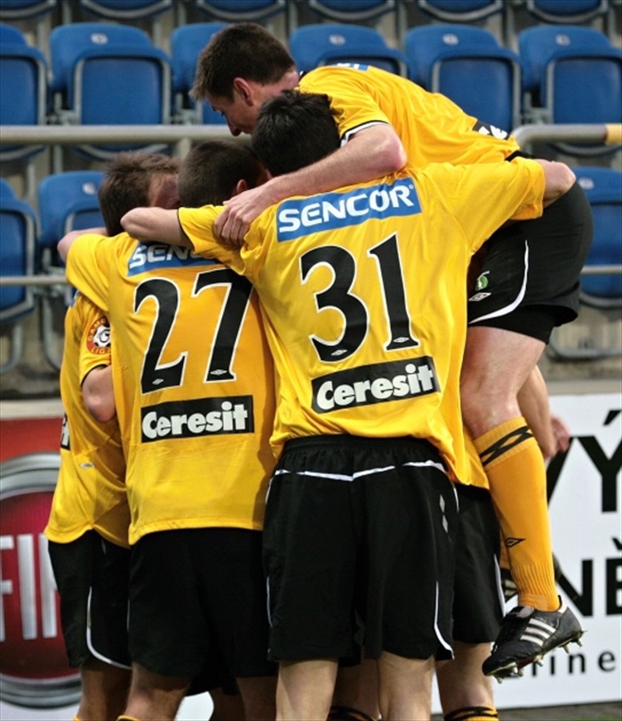 Společná radost po vyrovnání