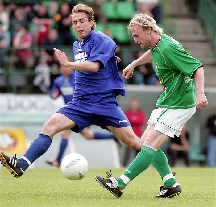 Ondra Szabó si dává na přihrávkách záležet (Bohemians - Kladno, jaro 2004)