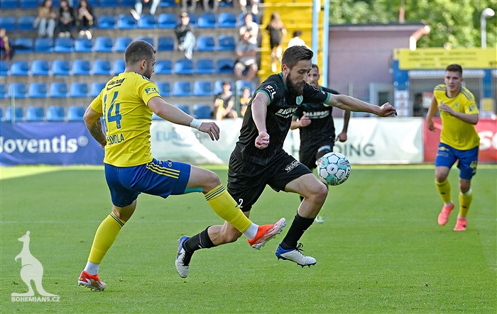 Zlín - Bohemians 1:2 (1:1)