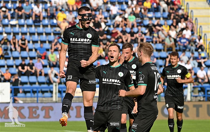 Zlín - Bohemians 1:2 (1:1)