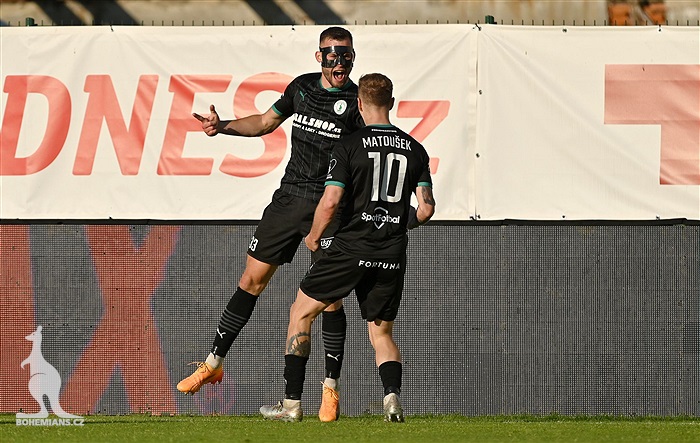 Zlín - Bohemians 1:2 (1:1)