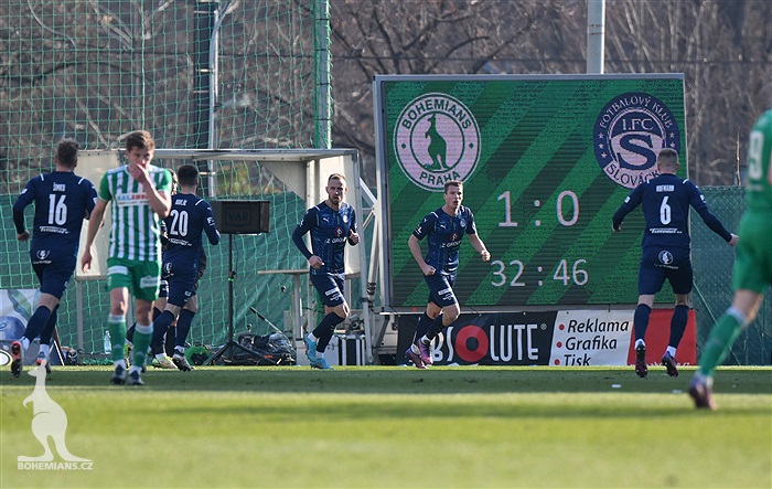 Bohemians - Slovácko 1:2 (1:1)