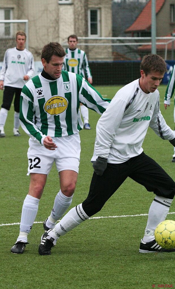 Celý zápas odehrál Václav Kotrba, připsal si jednu branku.