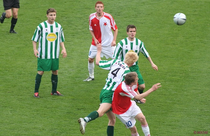 Michal Pávek v souboji (Slavia B - B1905)