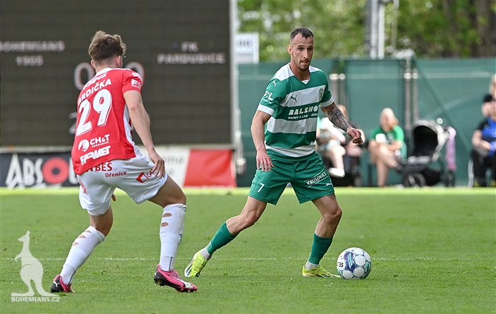 Bohemians - Pardubice 2:1 (1:0)