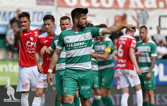Bohemians - Pardubice 2:1 (1:0)