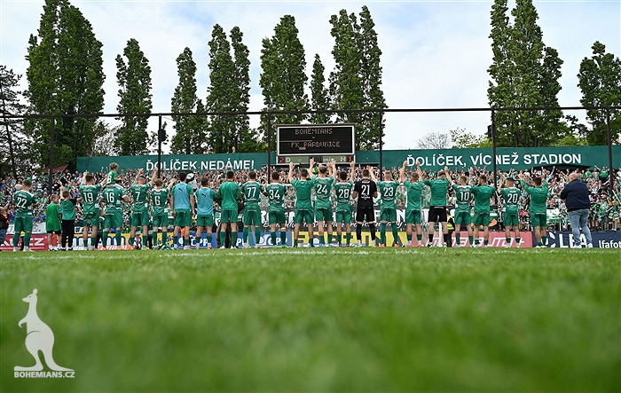 Bohemians - Pardubice 2:1 (1:0)