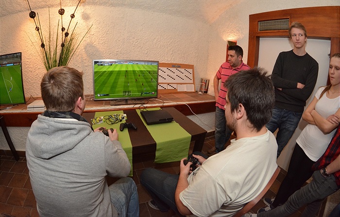 FIFA turnaj v restauraci Basilico