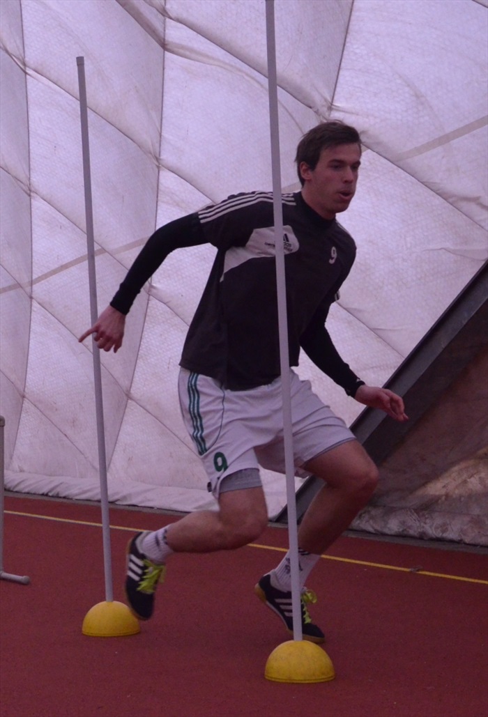 Středeční dopolední trénink v nafukovačce