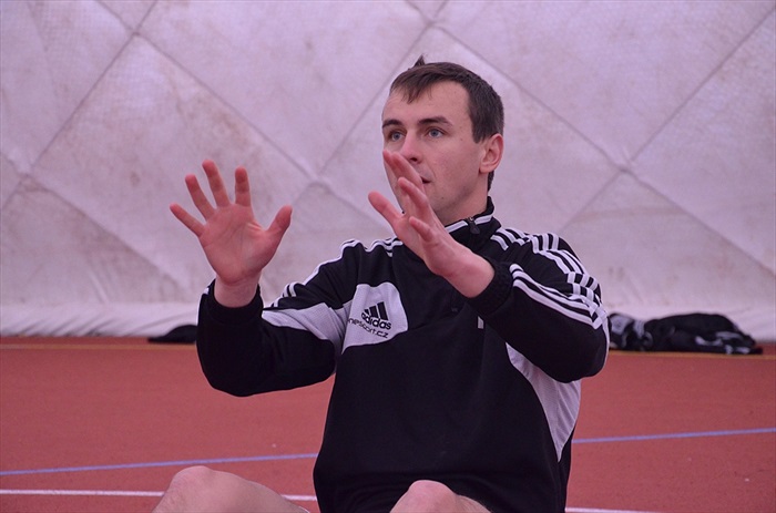 Středeční dopolední trénink v nafukovačce