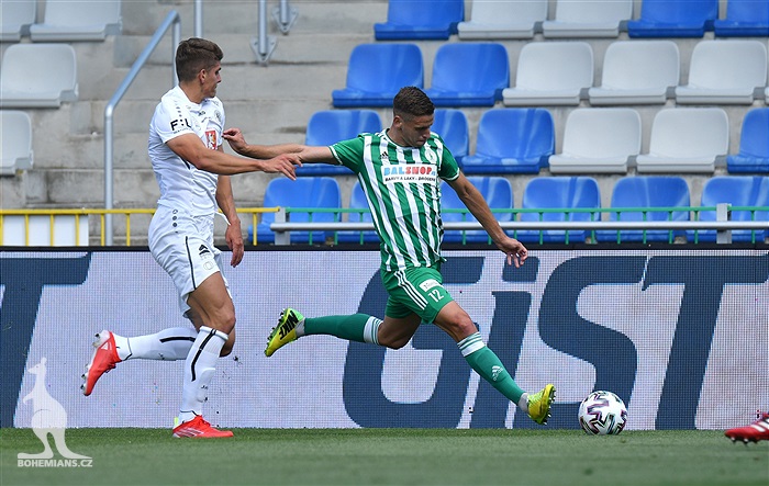 Hradec Králové - Bohemians 1:1 (1:0)