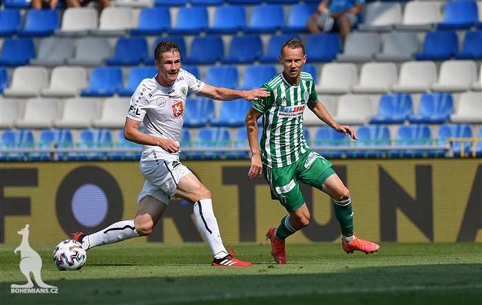 Hradec Králové - Bohemians 1:1 (1:0)